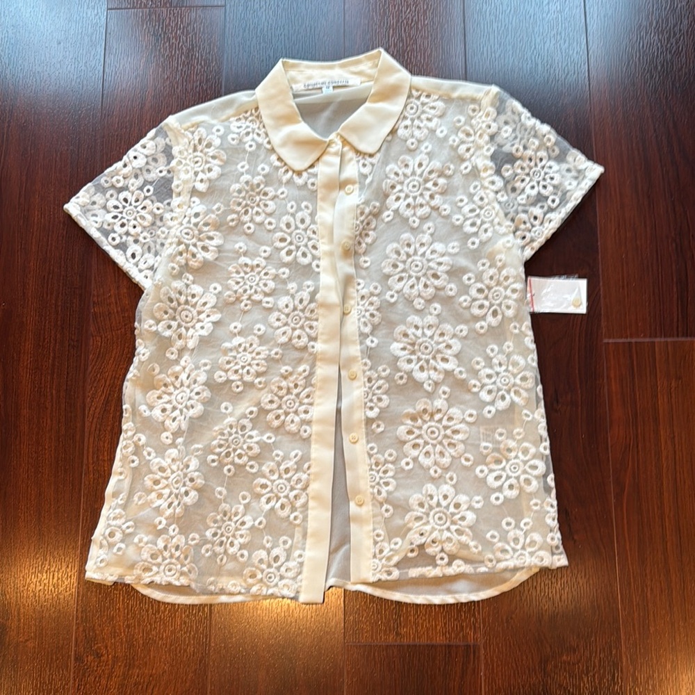 Collective Concepts Cream Blouse